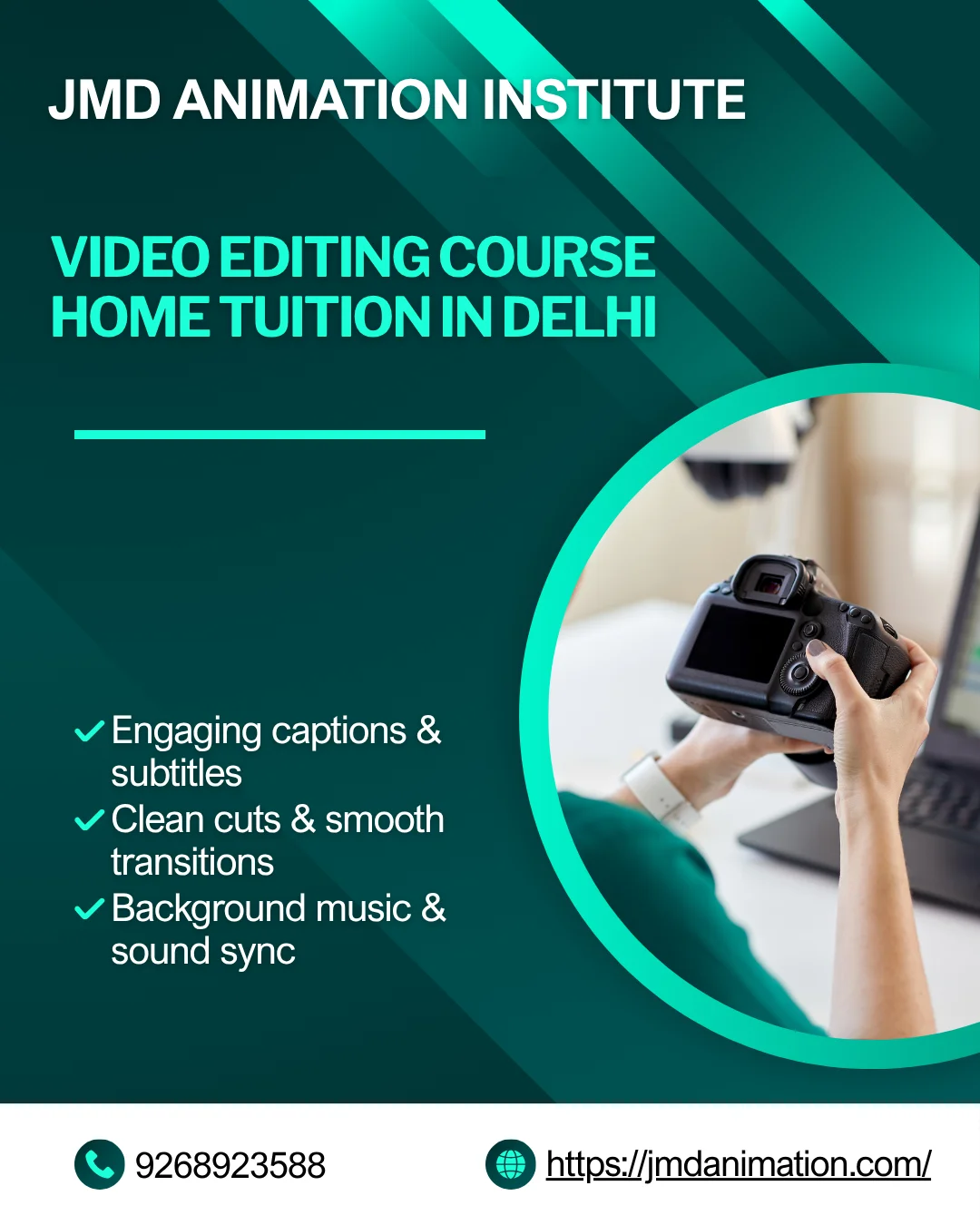 Video Editing Course Home Tuition in Delhi
